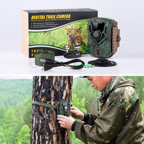 K&F Concept K&F JDL201 0.4 seconds Trigger HD Outdoor Waterproof Hunting Infrared Night Vision Mini Camera