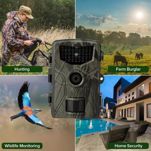 H-804A Army Green 20MP/0.3 seconds start, high-definition outdoor waterproof hunting infrared night vision camera