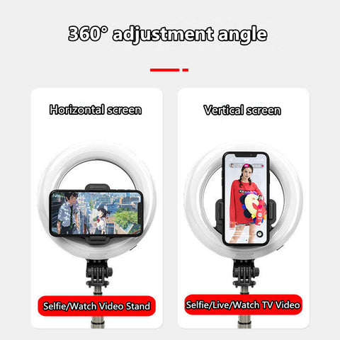 🔥Only $14.99 The 2nd one🔥K&F Concept Portable 6-inch foldable ring light bluetooth selfie stick