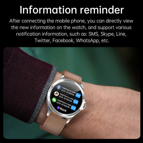 Unisex Smart Watch with IP68 Waterproof(10 sports mode/New UI design/health monitor)