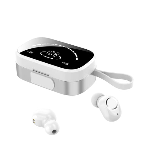 TWS Bluetooth Earphones With 3500mAh Capacity Charging box(Led Display/makeup mirror/HD noise reduction)