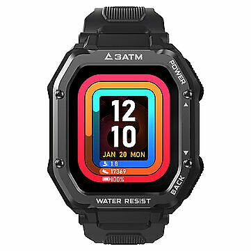 Rock 1.69 Inch Large Screen Three-proof Outdoor bluetooth 5.0 Smart Watch